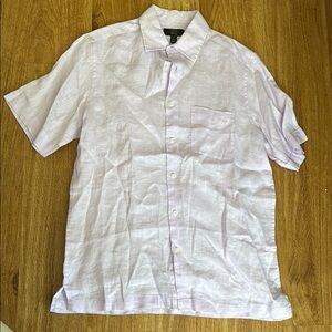 Club Room Purple Relaxed Fit Casual Shirt